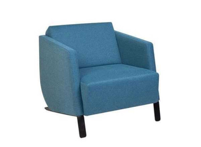 Luxurious Blue Armchair Designer Living room Einsintzer Comfort armchair